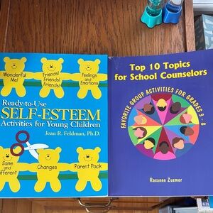 2 School Counseling Activity Books NEW!!
